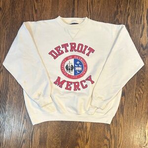 Vintage 90s University of Detroit Mercy Collegiate Sweatshirt